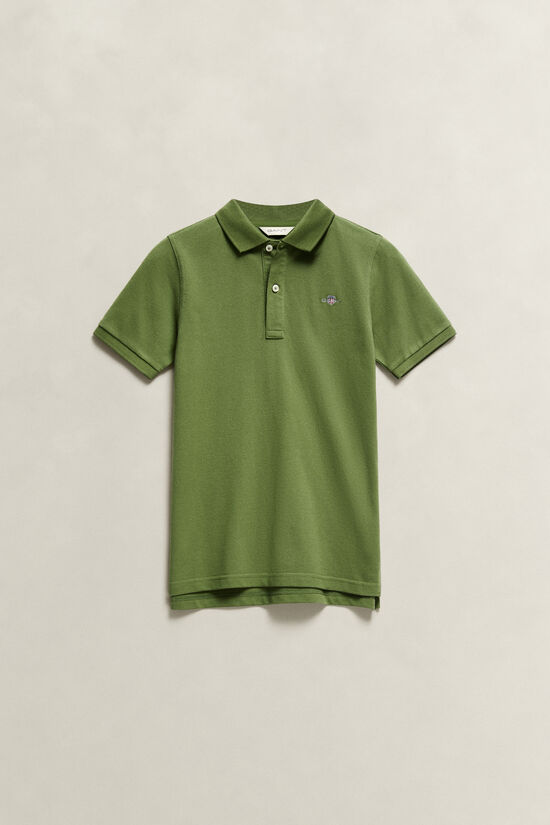 Teens Shield Piqu&eacute; Poloshirt