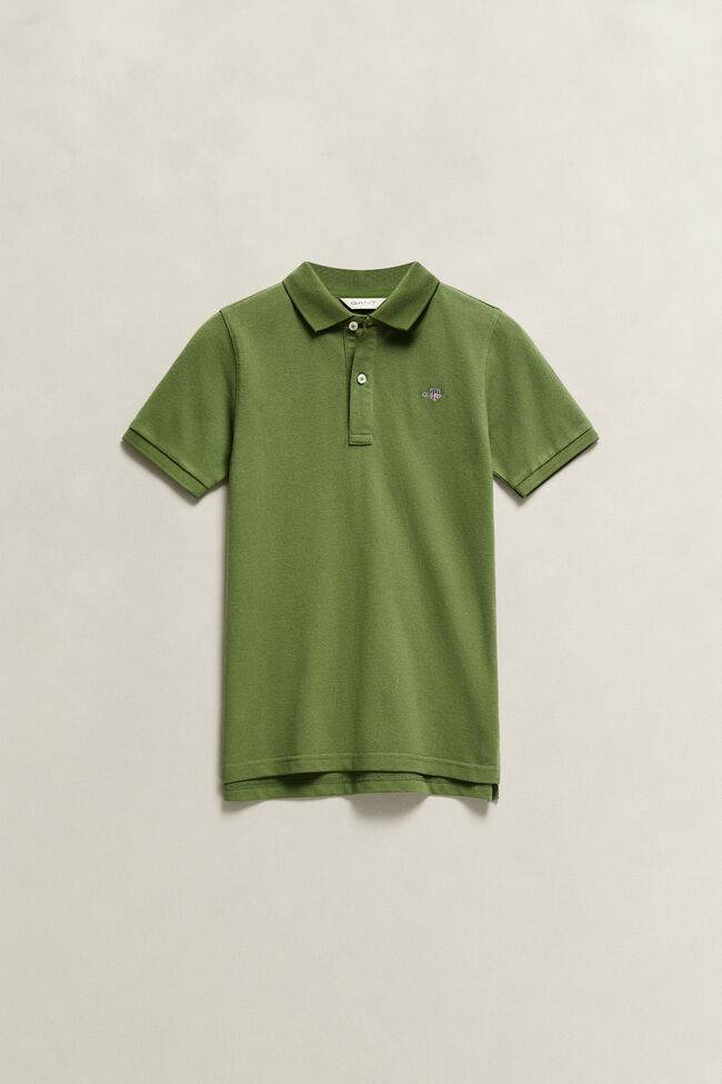 Teens Shield Piqu&eacute; Poloshirt