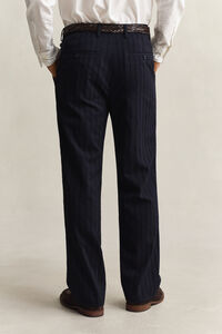 Tonal Pinstripe Anzughose