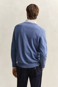 Klassischer V-Neck Pullover aus Baumwolle