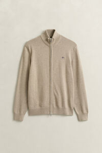 Casual Cotton Strickjacke mit Rei&szlig;verschluss