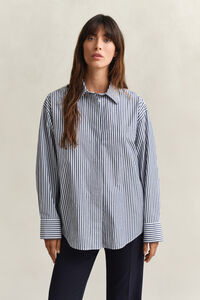 Gestreifte Popeline-Bluse