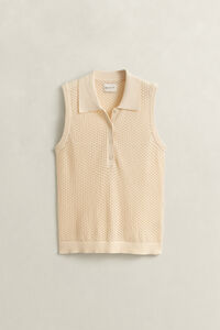 &Auml;rmelloses Top aus Spitzenstrick