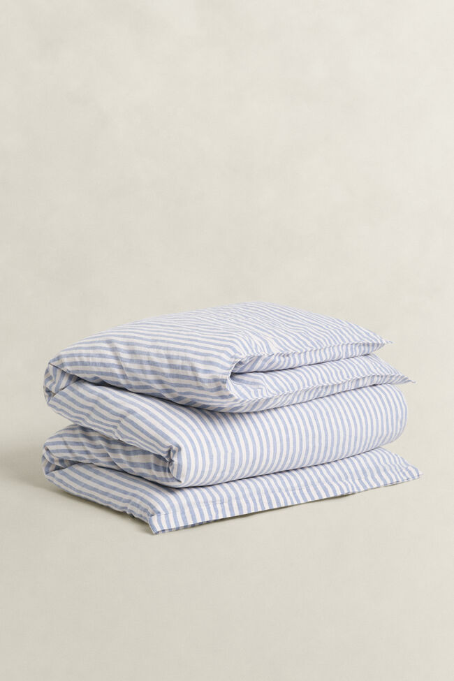 Cotton Linen Striped Einzelbettbezug