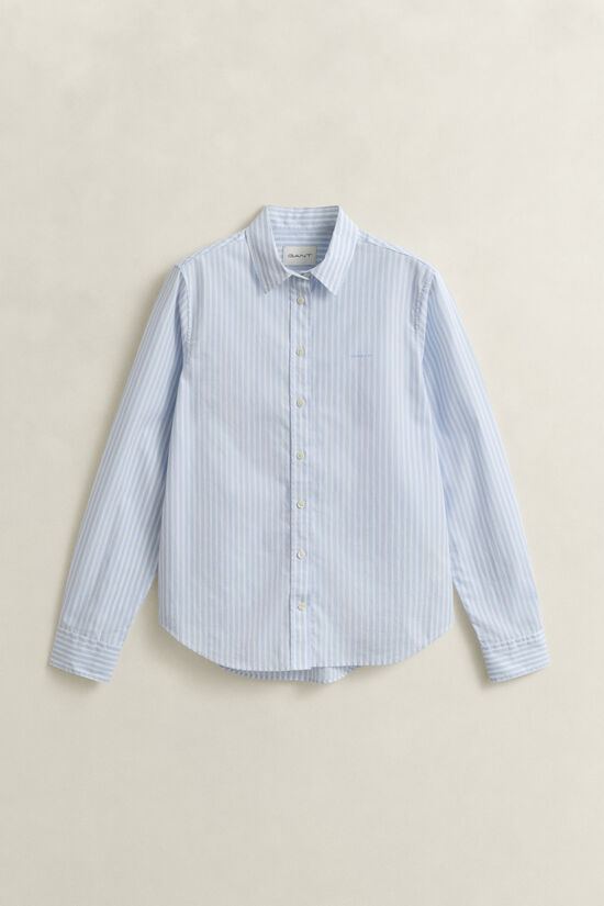 Regular Fit Classic Popeline Hemd mit Streifen