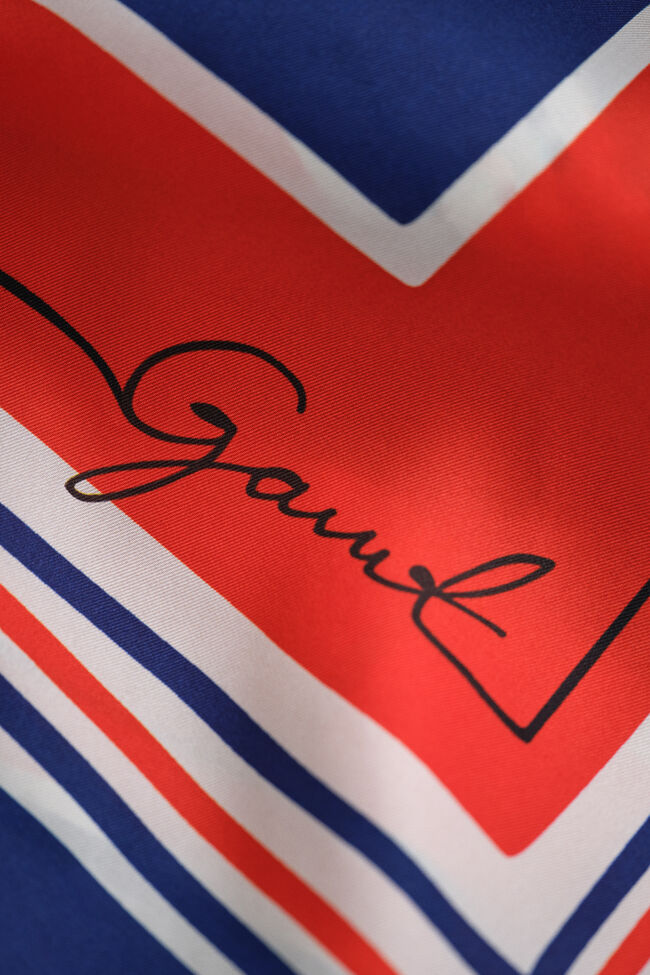 Nautical Seidentuch mit Streifen