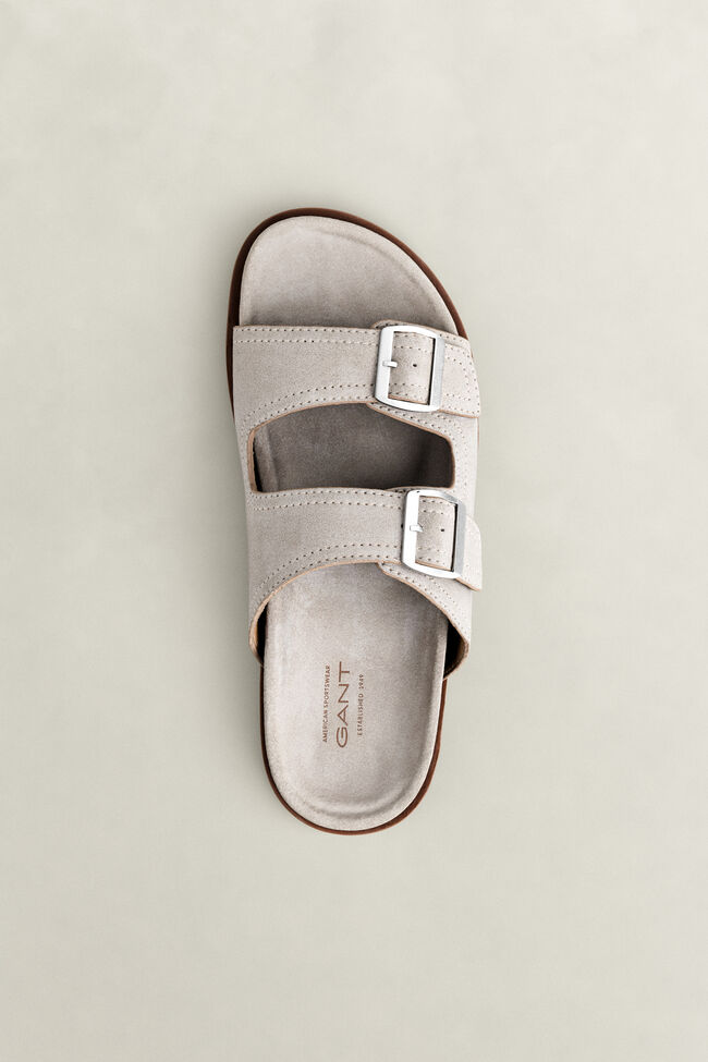 Fairfro Sandale aus Veloursleder