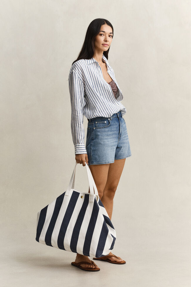 Strandtasche aus Canvas