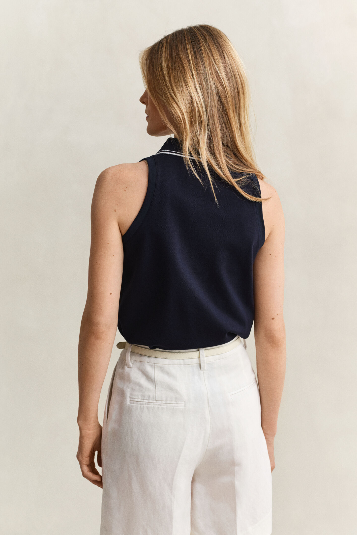 &Auml;rmelloses Piqu&eacute;-Poloshirt