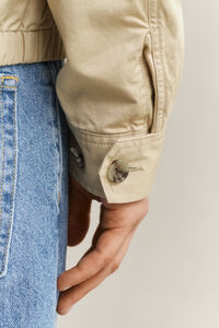 Windcheater Jacke aus Baumwolle