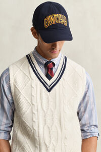 Zopfstrick Pullunder