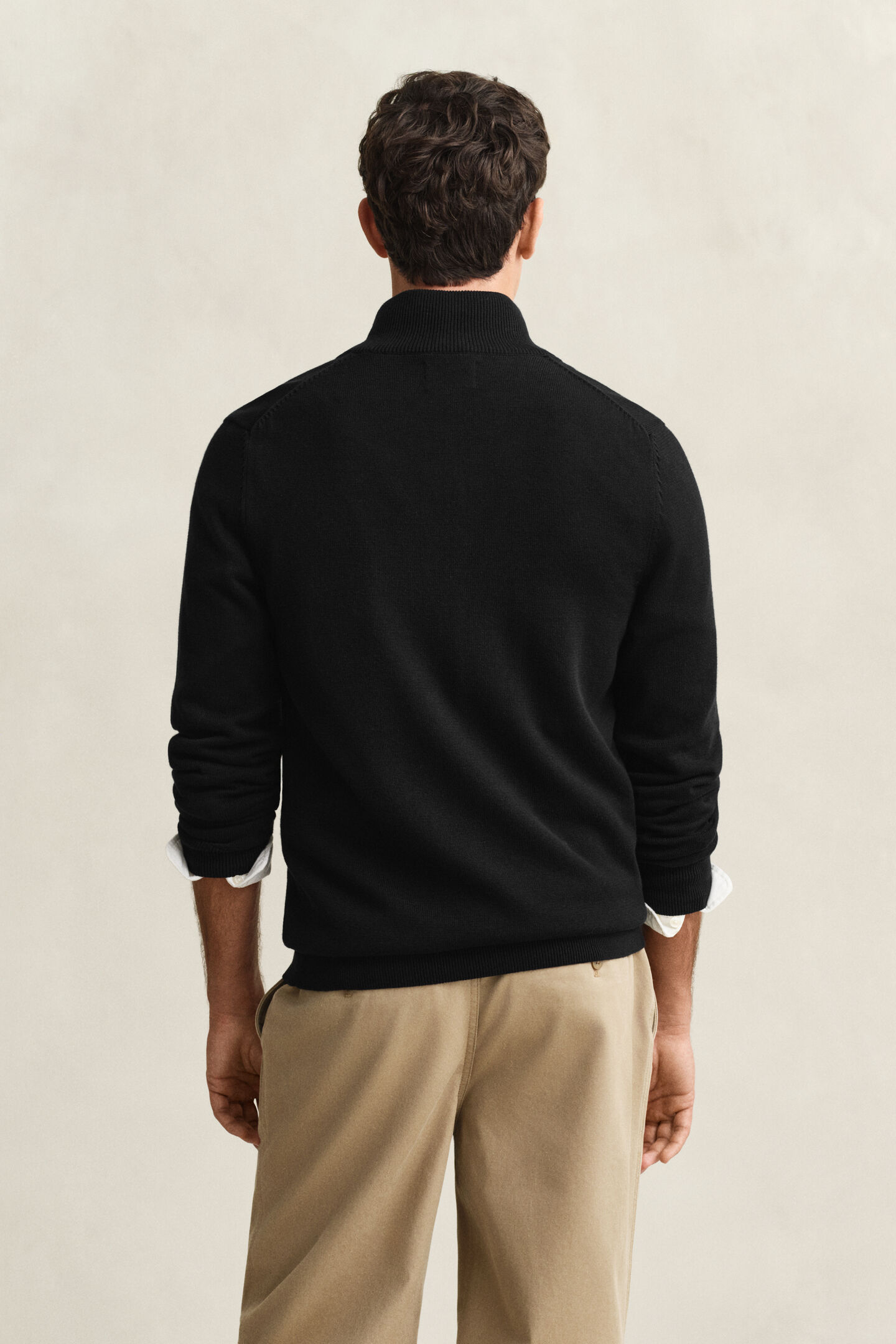 Casual Cotton Strickjacke mit Rei&szlig;verschluss