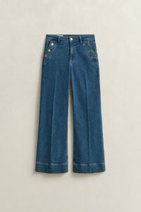 Nautical Jeans mit ausgestelltem Bein