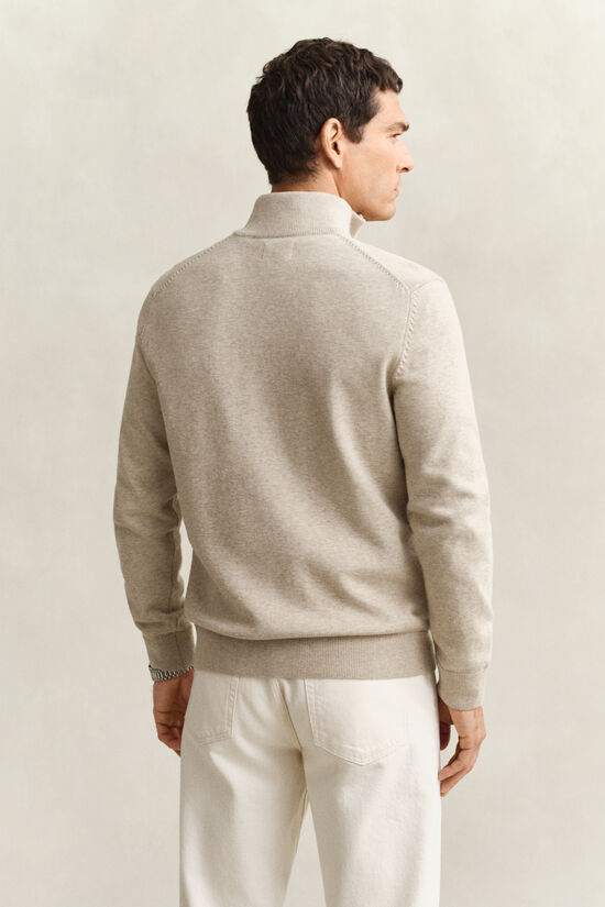 Casual Cotton Strickjacke mit Rei&szlig;verschluss