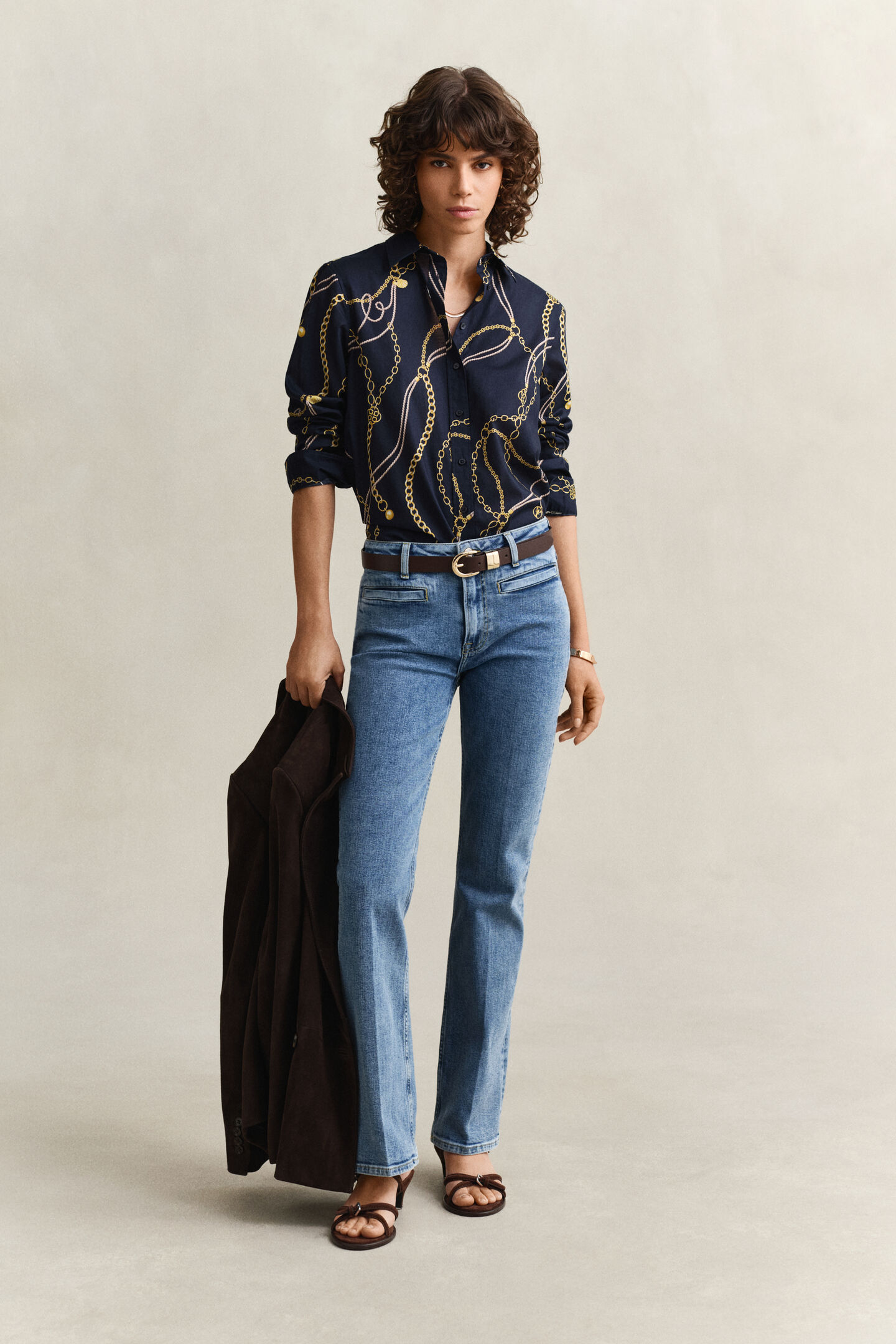 Bluse aus Baumwoll-Voile