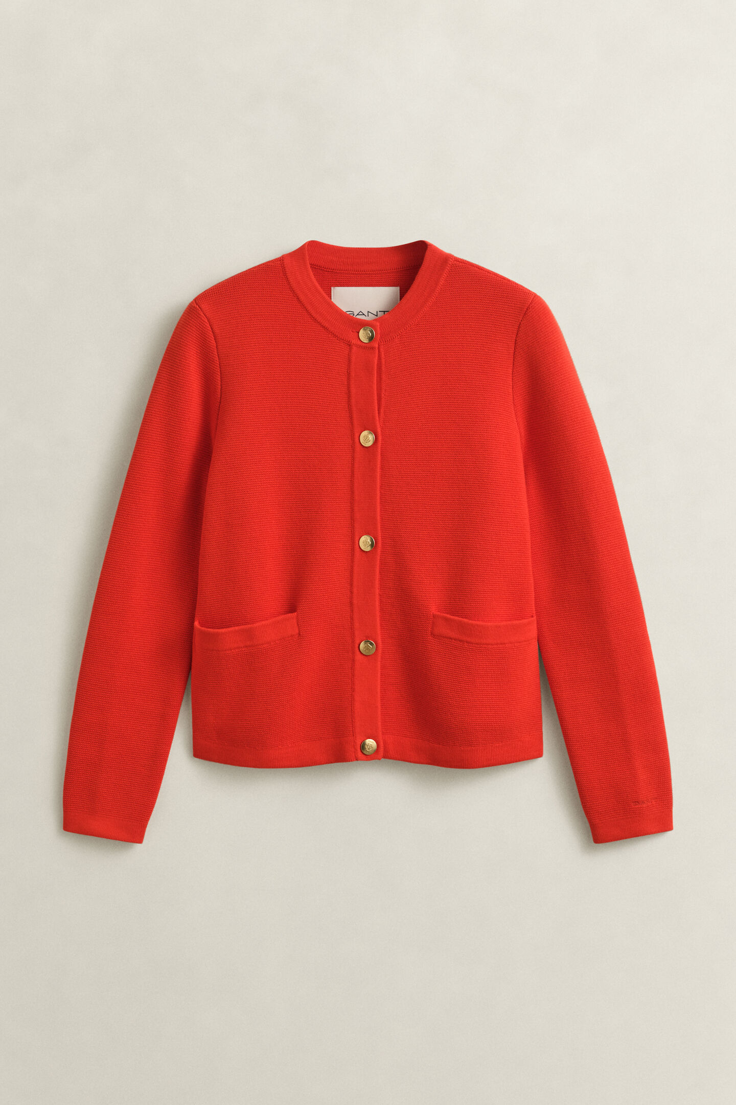 Gestrickte Jacke aus Baumwolle