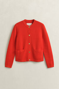 Gestrickte Jacke aus Baumwolle