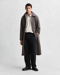 Leichtes Sacker Rib Polo-Sweatshirt