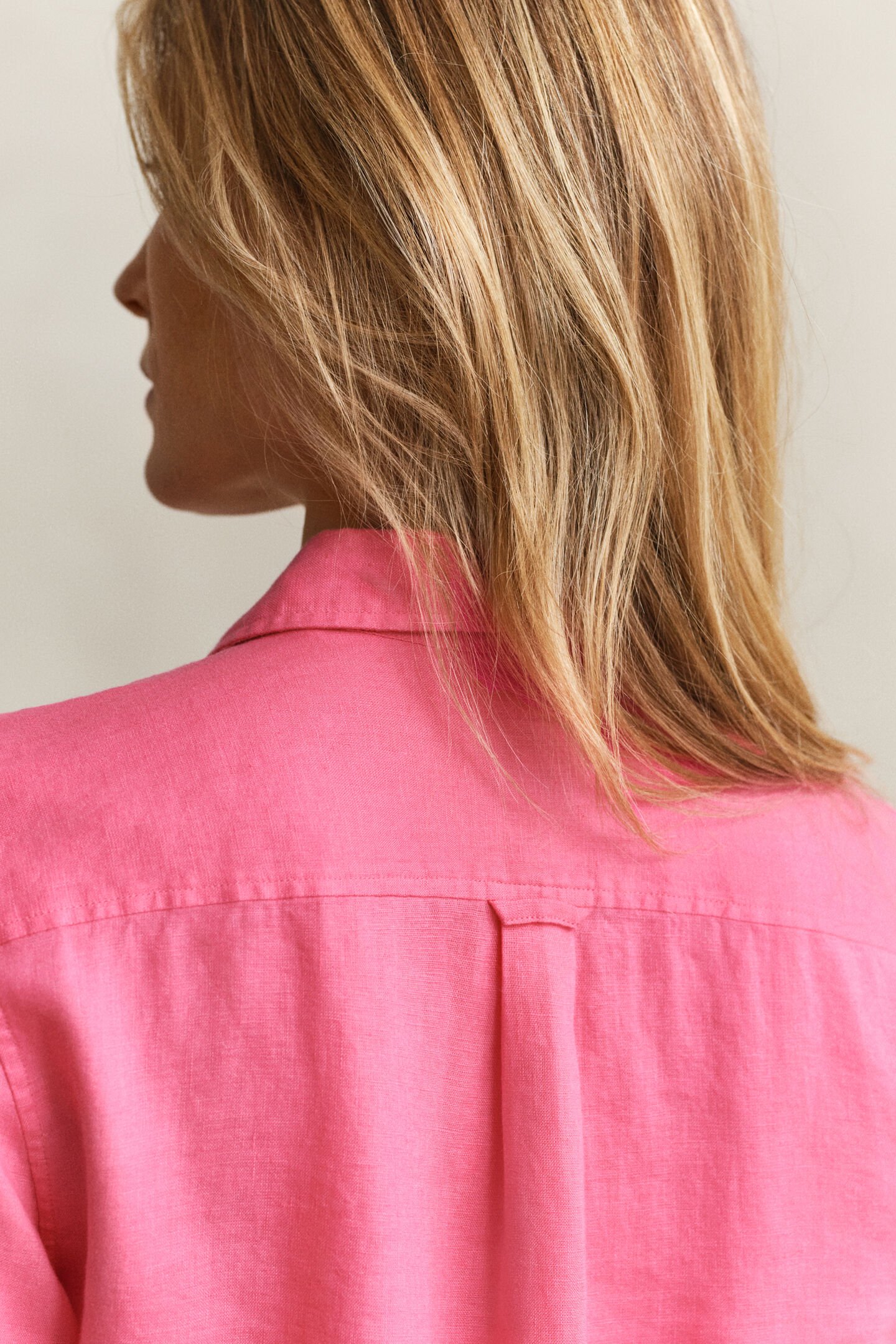 Regular Fit Leinen Bluse