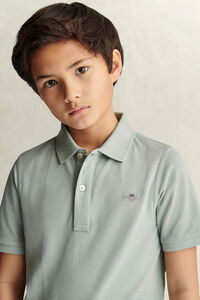 Teens Shield Piqu&eacute; Poloshirt