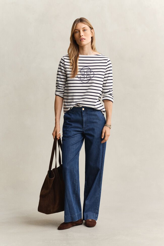 Shirt mit Dreiviertel&auml;rmeln