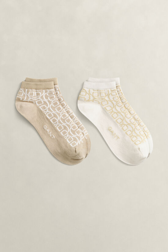 2er-Pack Monogram Socken