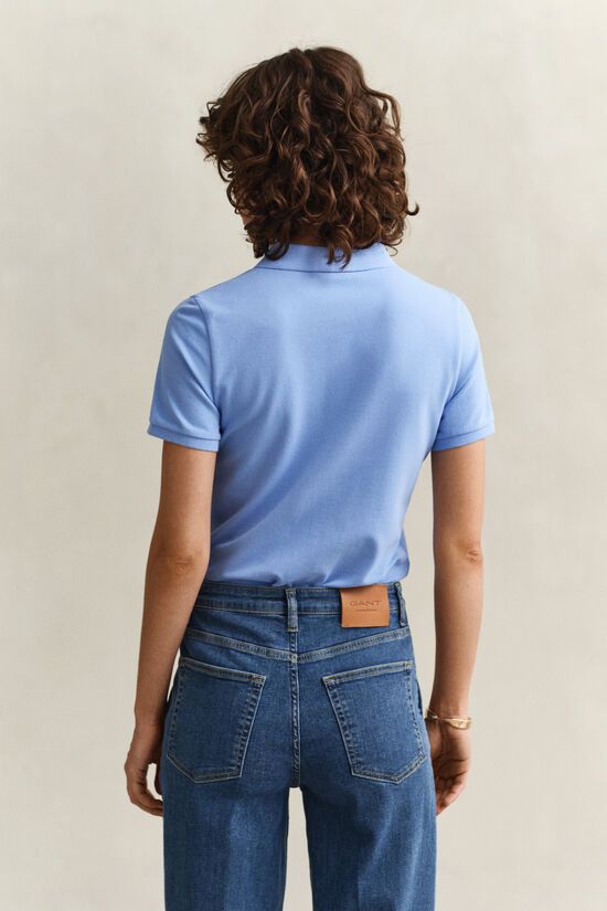 Kontrast Piqu&eacute; Poloshirt