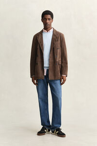 Rundhalspullover aus Baumwolle