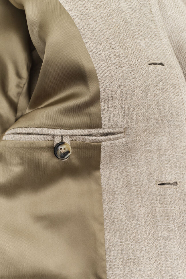 Jacke aus gewaschenem Leinen