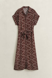 Monogram Kleid mit Fl&uuml;gel&auml;rmeln