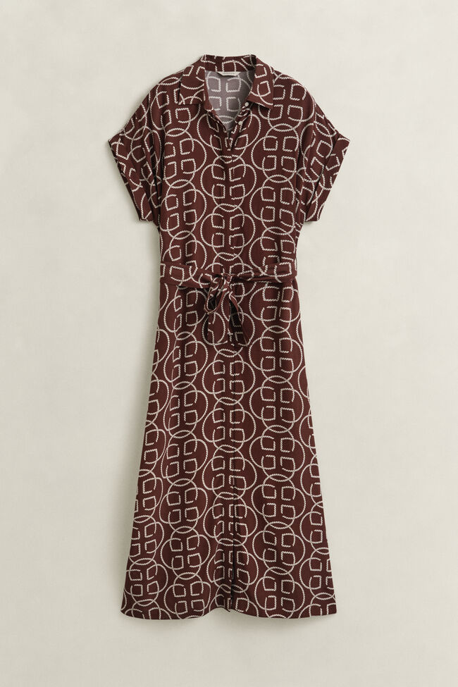 Monogram Kleid mit Fl&uuml;gel&auml;rmeln