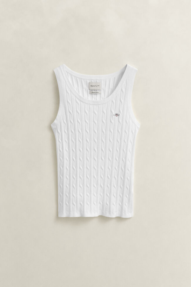 Zopfstrick Tanktop