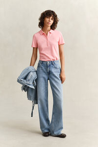 Slim Fit Archive Shield Piqu&eacute; Poloshirt