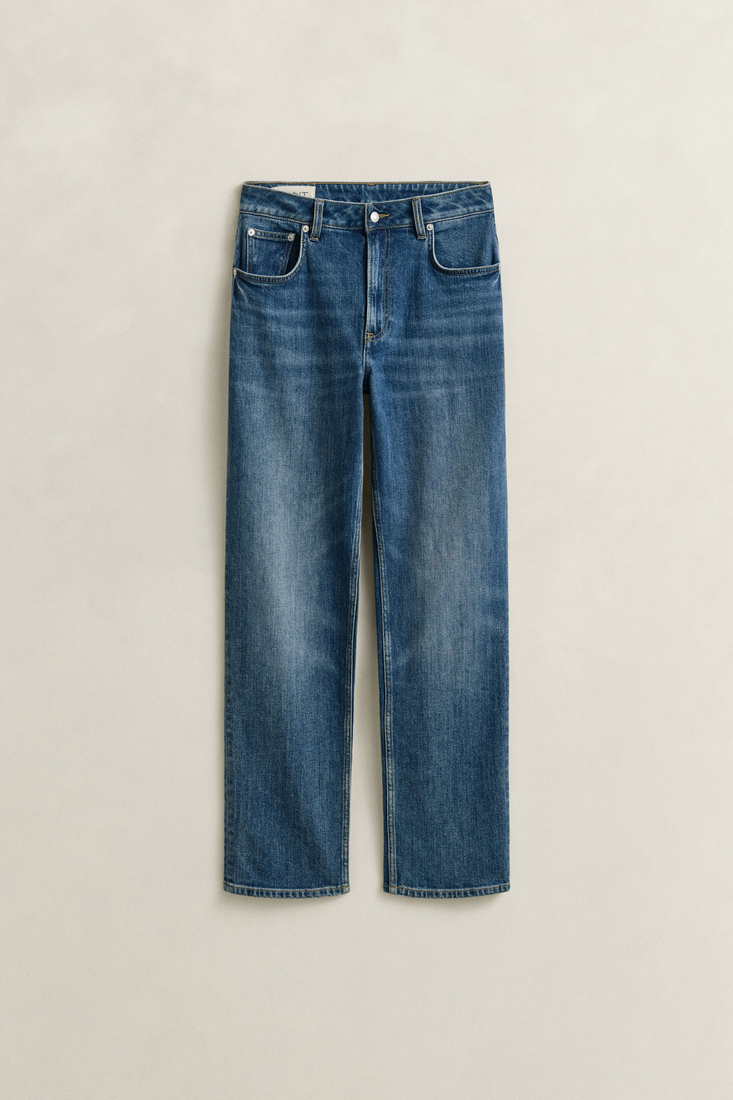 Stretch-Jeans mit geradem Bein