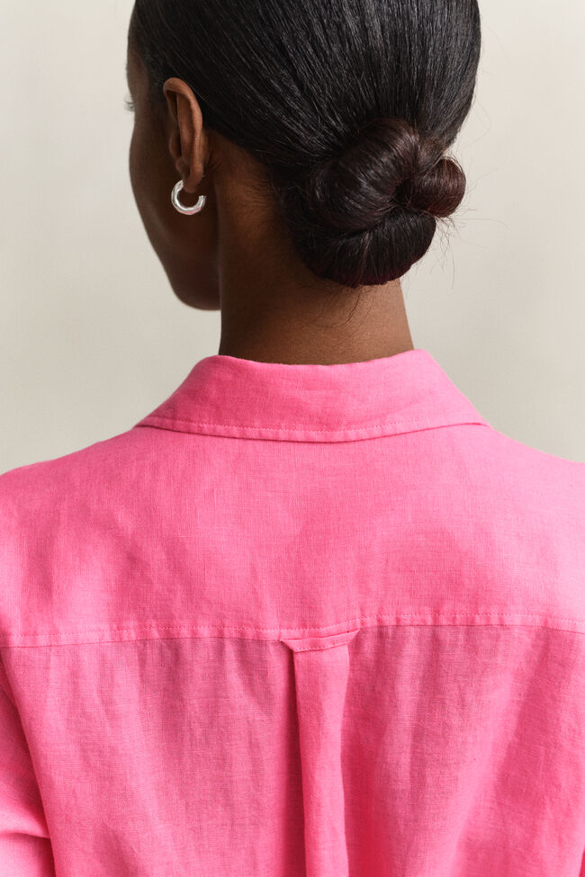 Hemdblusenkleid aus Leinen