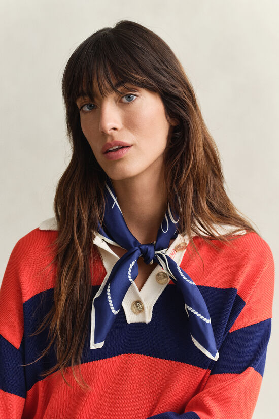 Rope Seidentuch mit Print