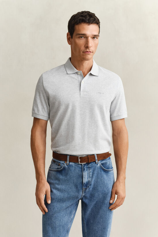 Zweifarbiges Poloshirt