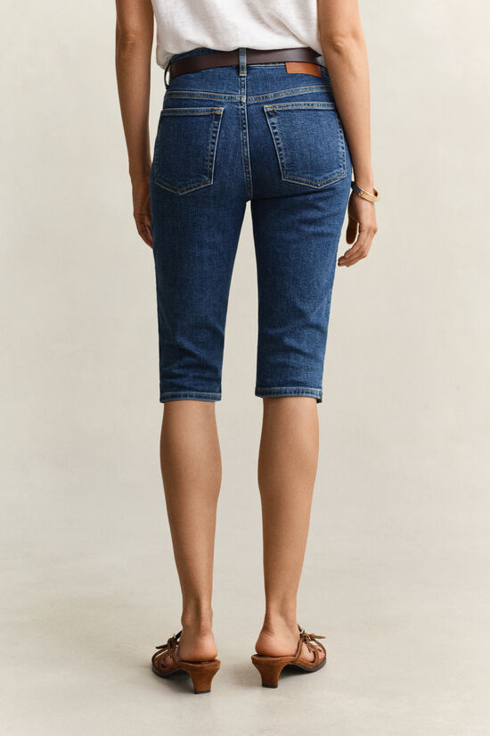 Denim Caprihose