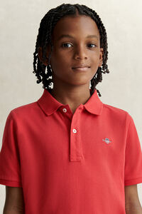 Teens Shield Piqu&eacute; Poloshirt