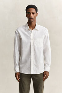 Relaxed Fit Dobby Stripe Hemd