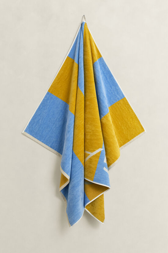Strandtuch mit Blockstreifen