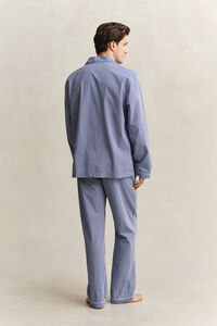 Gingham Pyjama aus Popeline