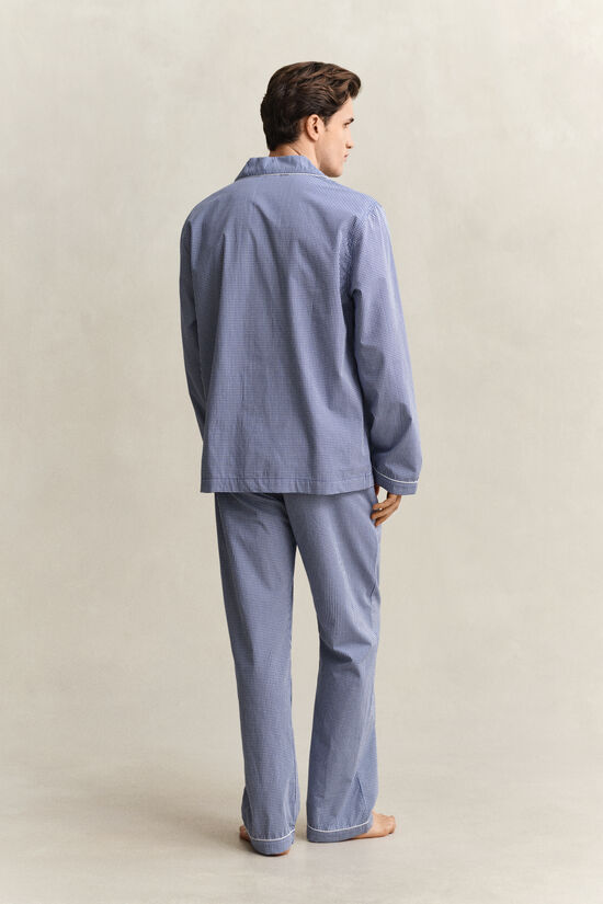 Gingham Pyjama aus Popeline