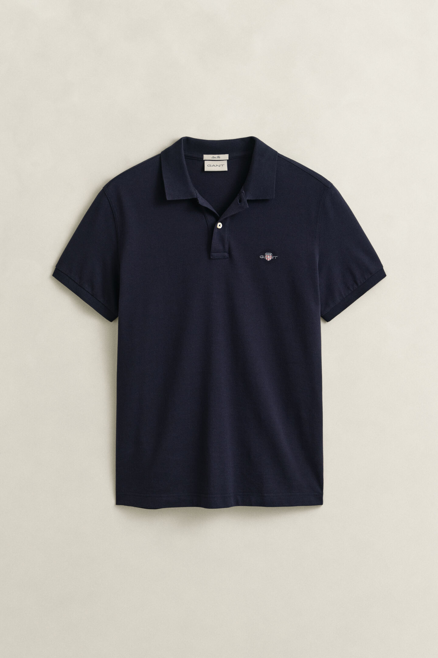 Slim Fit Archive Shield Piqu&eacute; Poloshirt