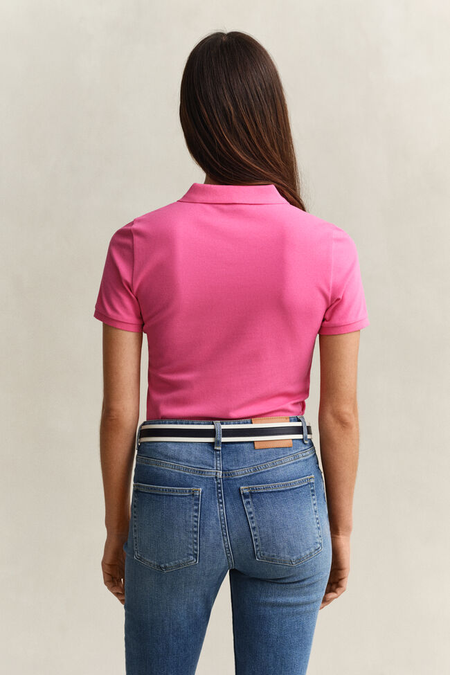 Kontrast Piqu&eacute; Poloshirt