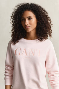 Tonal Graphic Rundhals-Sweatshirt