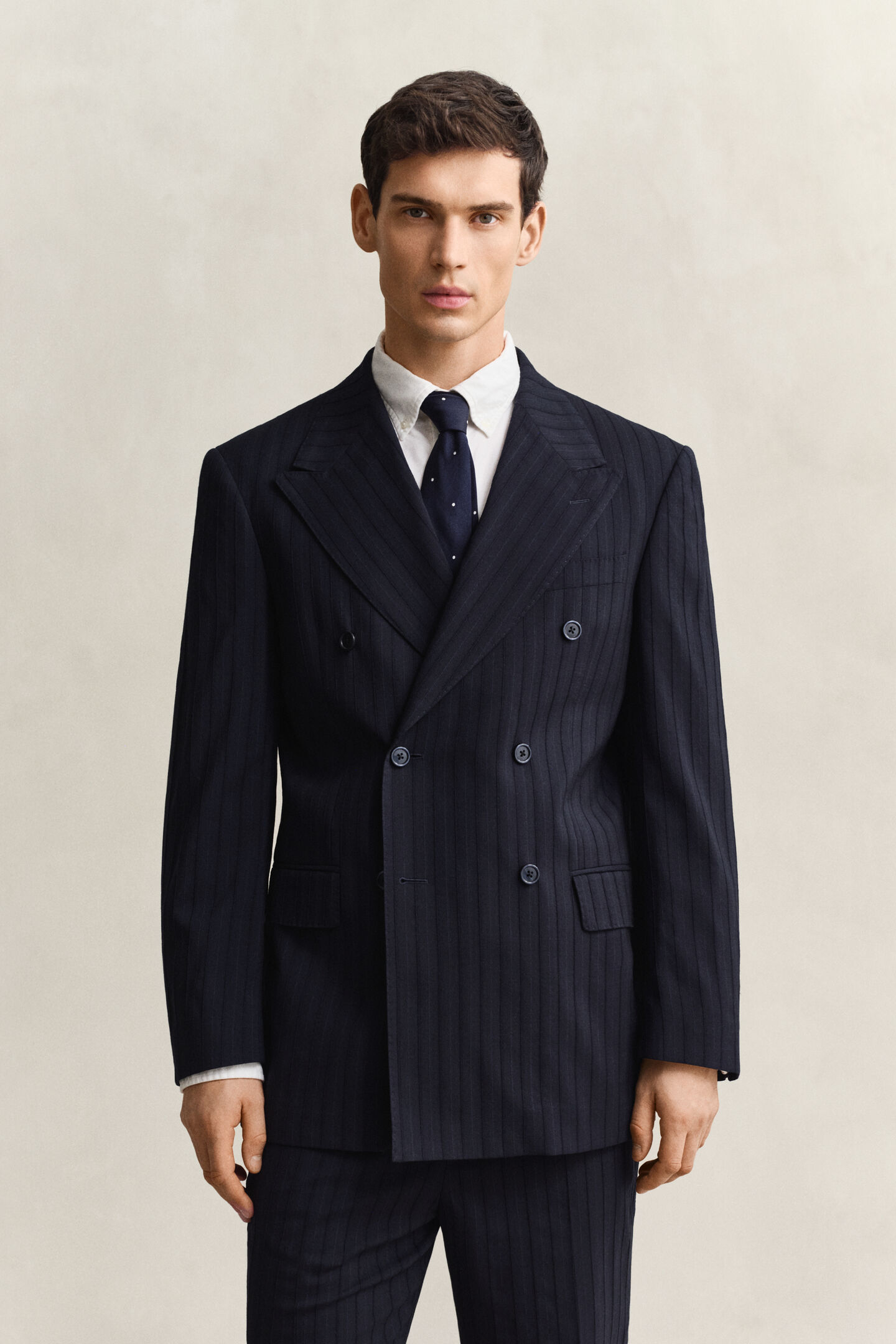 Tonal Pinstripe Anzugsakko