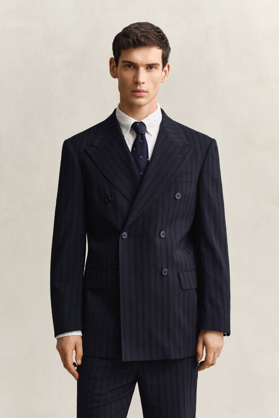 Tonal Pinstripe Anzugsakko