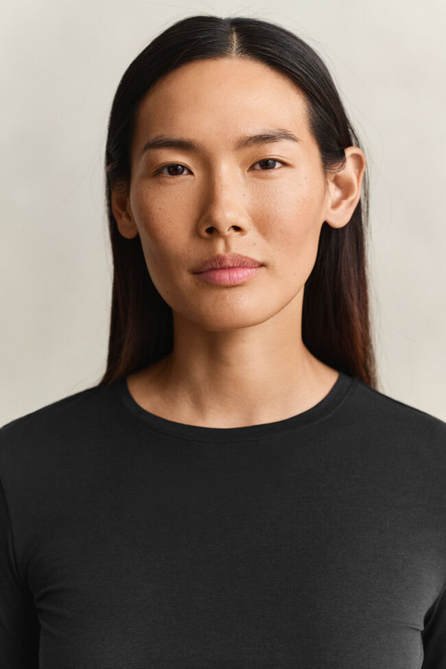 Langarm-Shirt aus Baumwolle