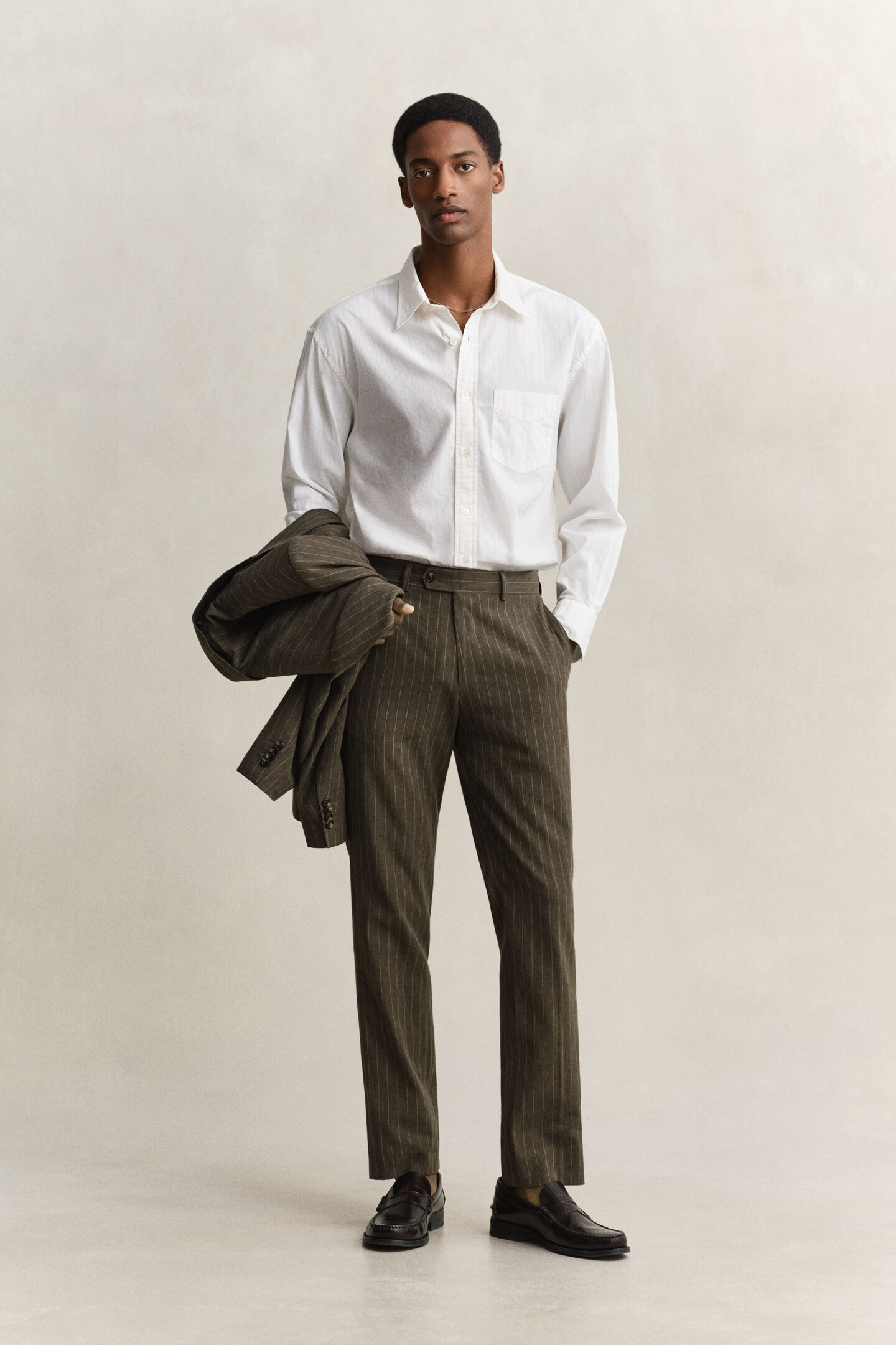 Anzughose mit Nadelstreifen